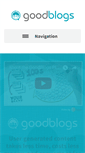 Mobile Screenshot of goodblogs.com