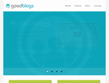 Tablet Screenshot of goodblogs.com